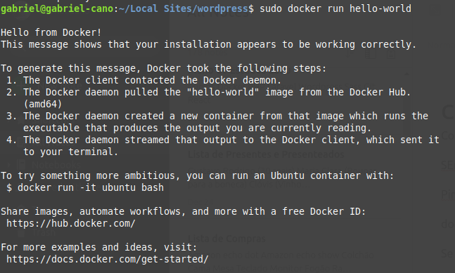 Docker para Iniciantes - Hello World Docker